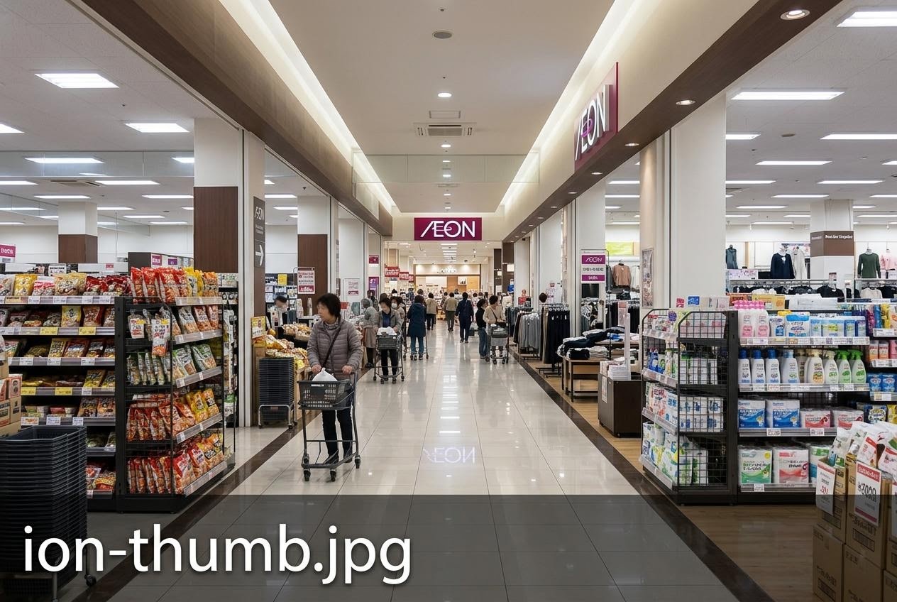 イオンの株価と小売業界